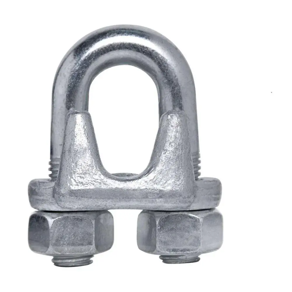 Clips p/cabo aco M20 3/4 pesado Carbografite — fotografia de referência