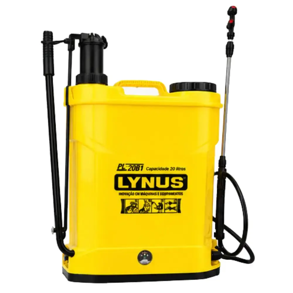 Pulverizador costal 20L a bateria PL-20B1 12V 8AH Lynus — fotografia de referência
