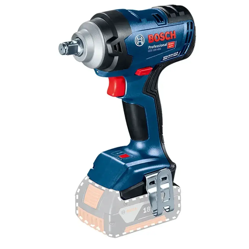 Chave de impacto a bateria gds 18V-400NM 1/2 Bosch — fotografia 5