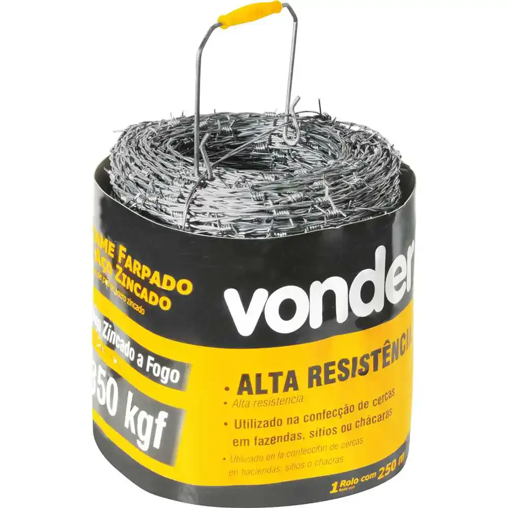 Arame farpado 350 kgf 250M 3174350250 Vonder