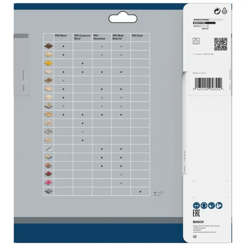 Disco de serra circular PRO wood cordless 305X30MM 40 dentes Bosch — fotografia 4
