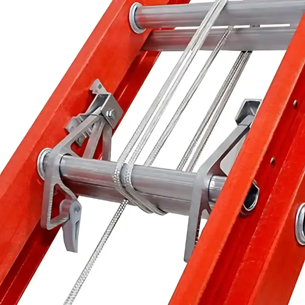 Escada de Fibra de Vidro 23 Degraus Extensível 4.2 x 7.2 Metros EAFD-23 SÍNTESE — fotografia 5