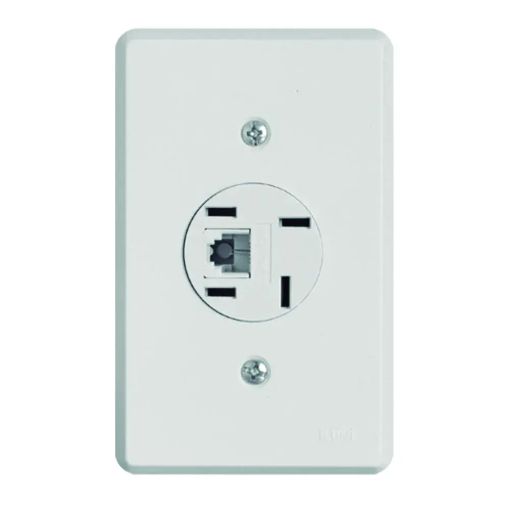 Tomada modular RJ11 Ilumi 2 fios br pratika — fotografia de referência