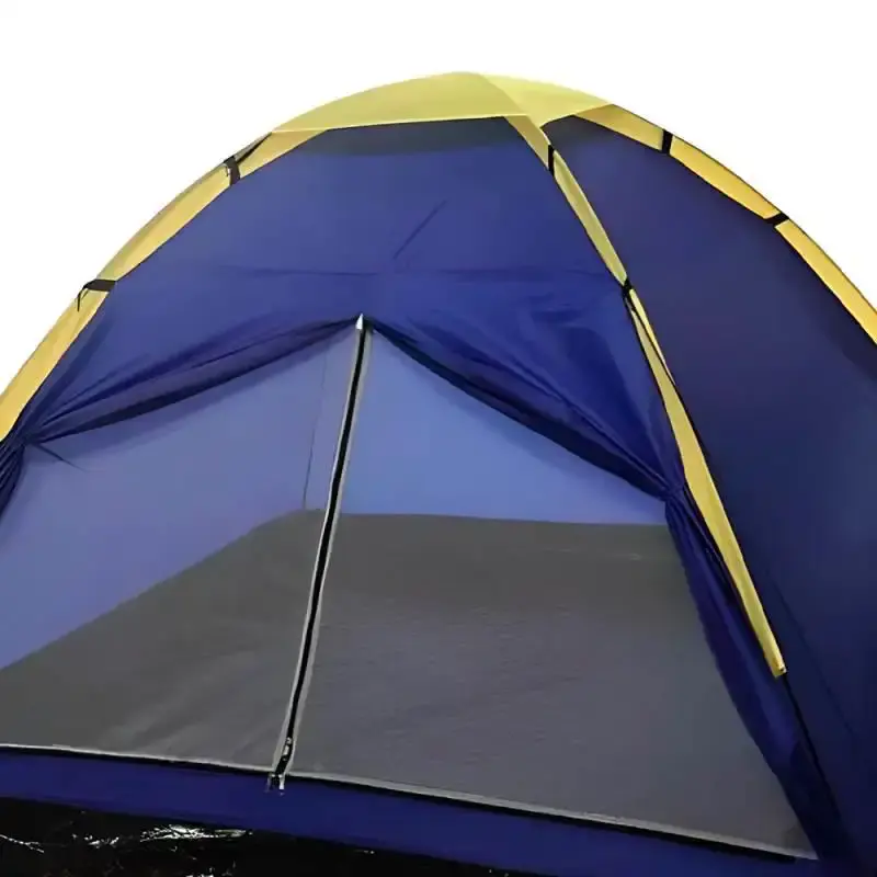 Barraca camping 4 lugares porta dupla azul IWBC4P ImportWay — fotografia 2