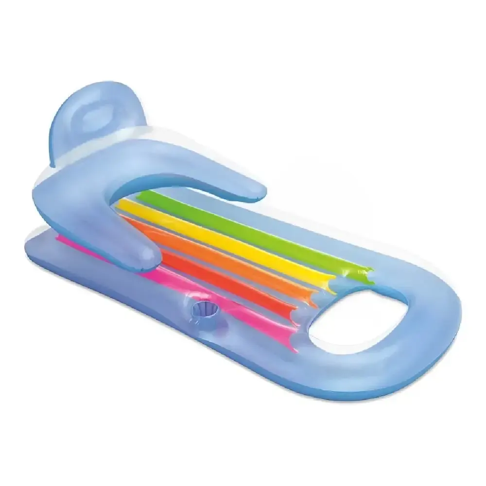 Poltrona inflável com porta copo boia para piscina iwbcpi ImportWay