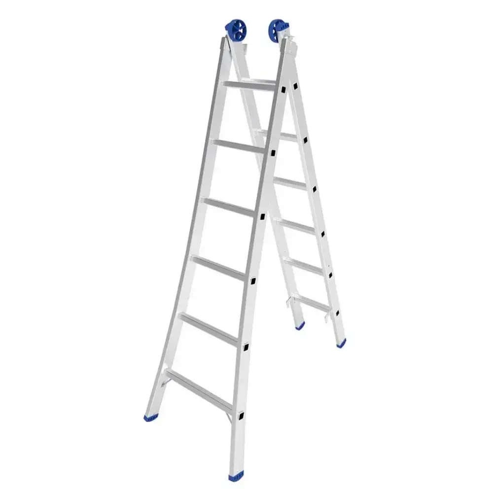 Escada de Alumínio Extensiva 2 x 6 Degraus 1.97 x 3.09 Metros MOR