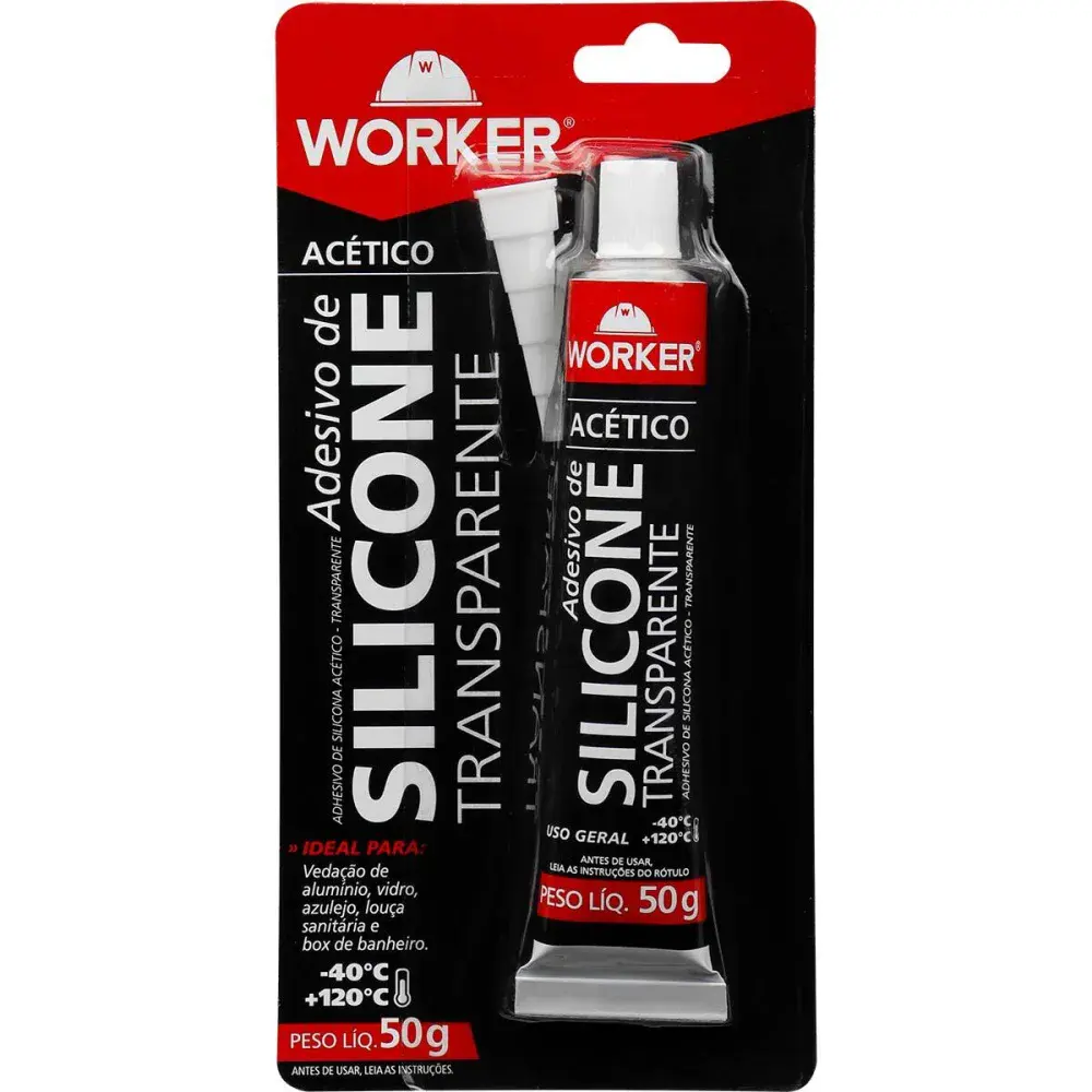 Silicone uso geral 50G incolor Worker — fotografia 4