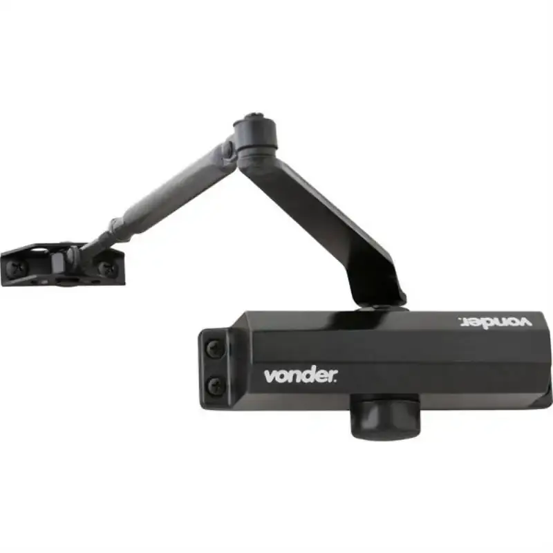 Mola automática para porta MA200-3 preta Vonder — fotografia de referência