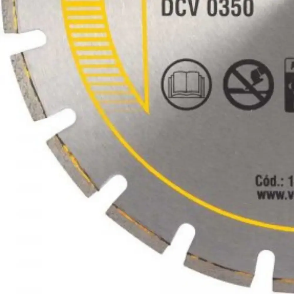 Disco diamantado 350 MM para asfalto e concreto DCV 0350 Vonder — fotografia 5