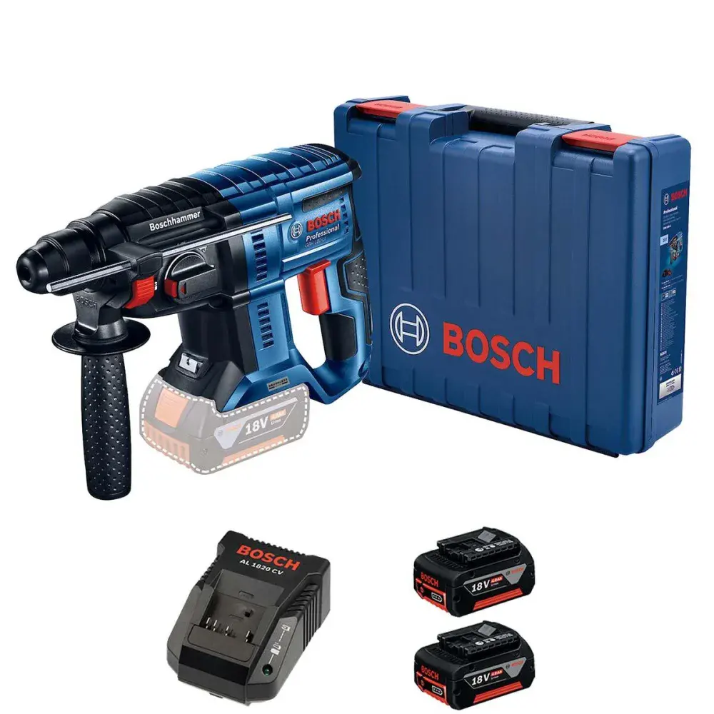 Martelete perfurador gbh 180 li sds plus 4,0AH 18V Bosch