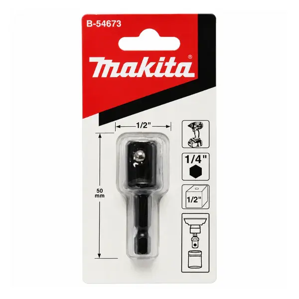 Adaptador para soquetes 1/4 para 1/2 B-54673 Makita — fotografia 11