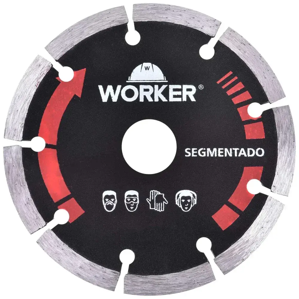 Disco diamantado segmentado 125MM x 22,23MM Worker — fotografia 5