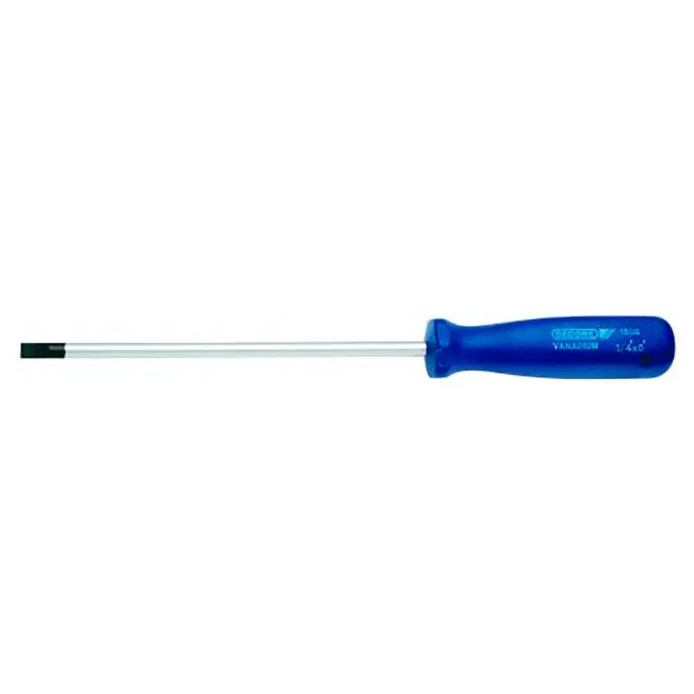 Chave de fenda simples para bornes em aço vanádio 4X152MM 3/16X6 Gedore — fotografia de referência