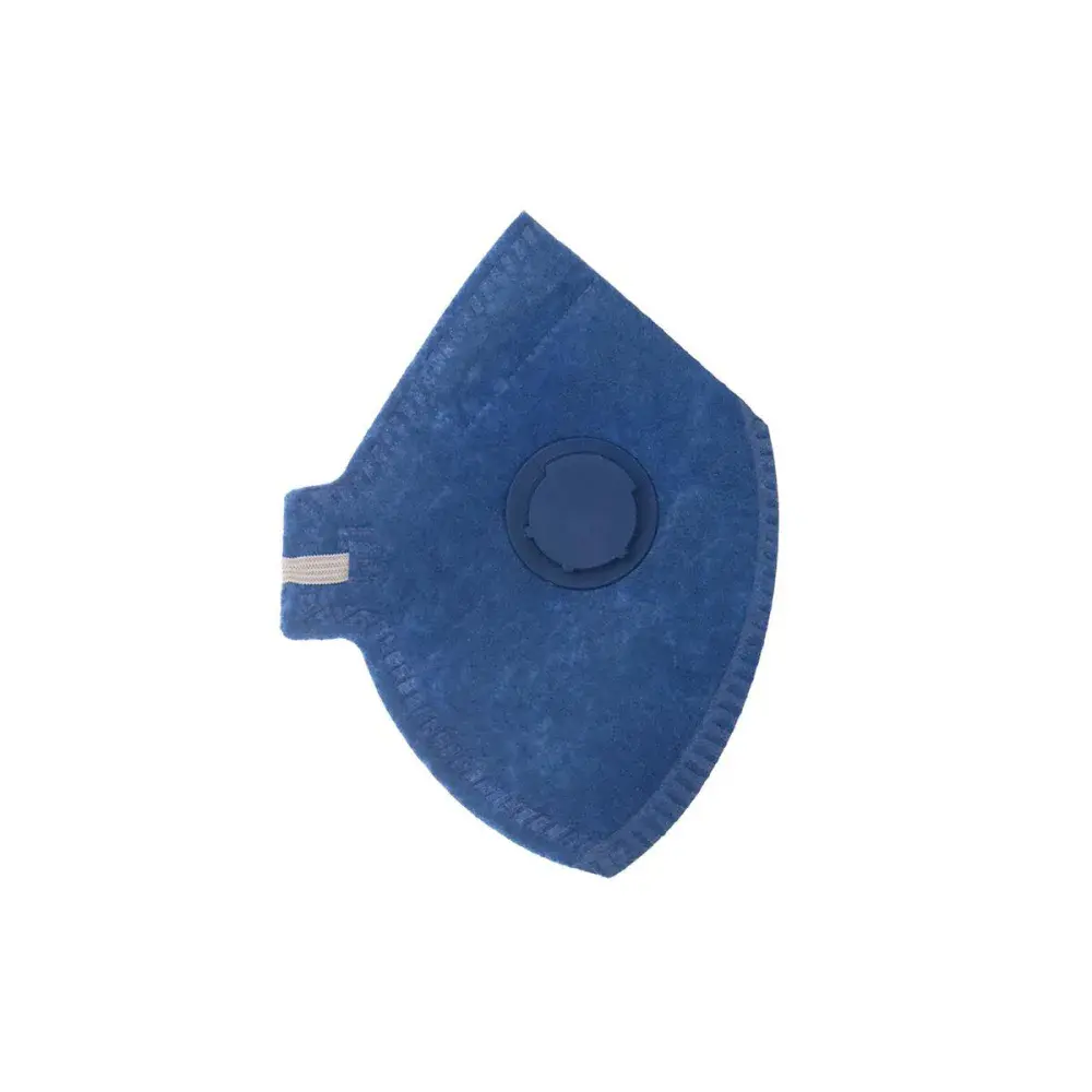 Máscara de proteção PFF2 com válvula azul kala-plasticor — fotografia de referência