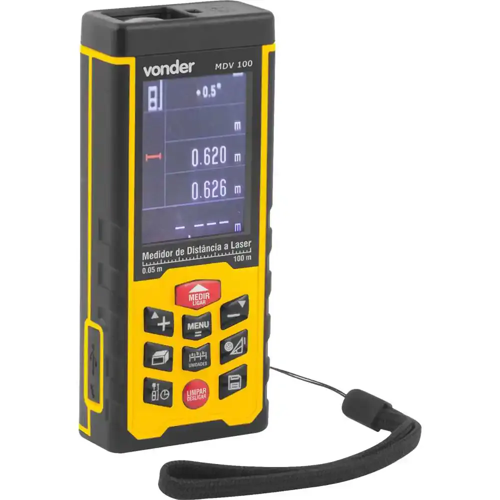 Medidor de distância a laser 100 metros MDV100 Vonder — fotografia de referência