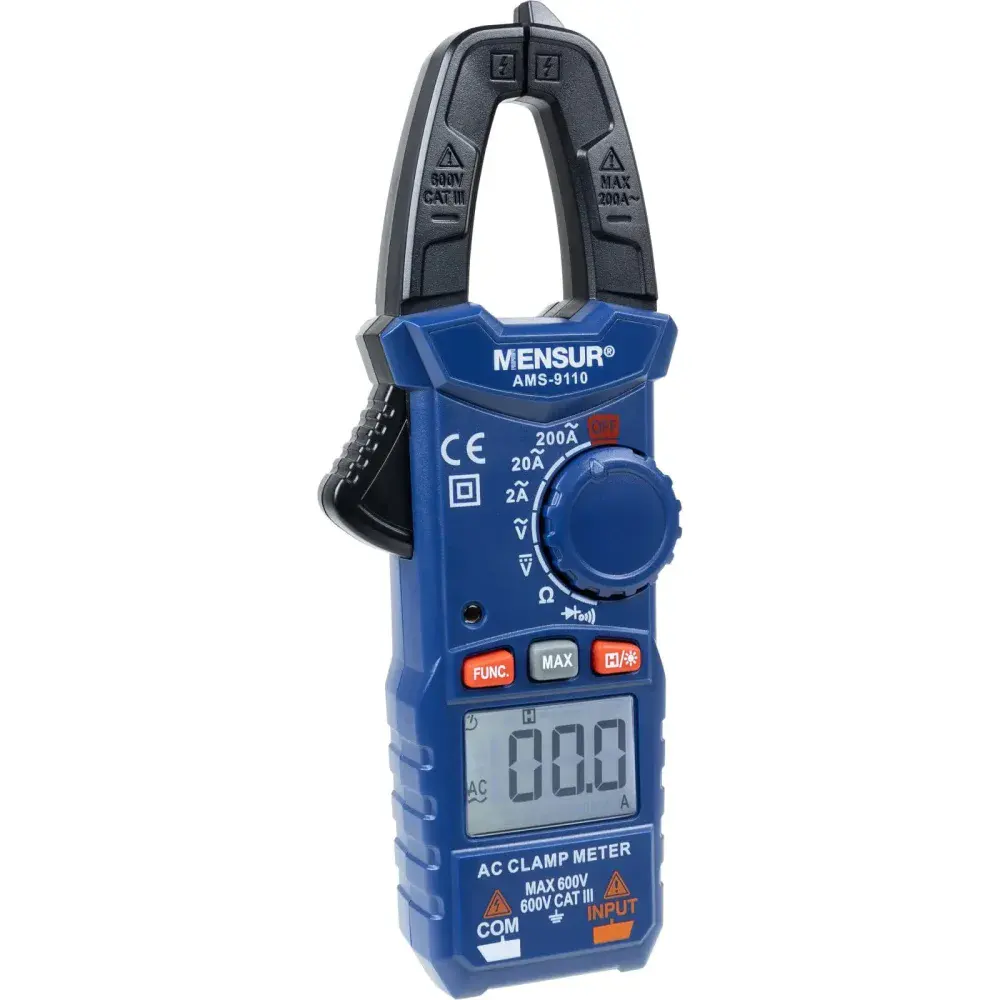 Alicate amperímetro digital AMS-9110 da Mensur — fotografia 3