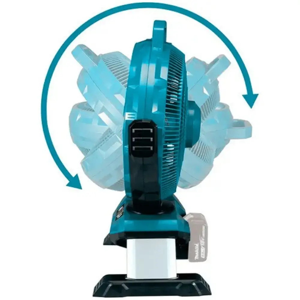 Ventilador de chão a bateria 6,0AH bivolt 330MM sem bateria e carregador Makita — fotografia 7