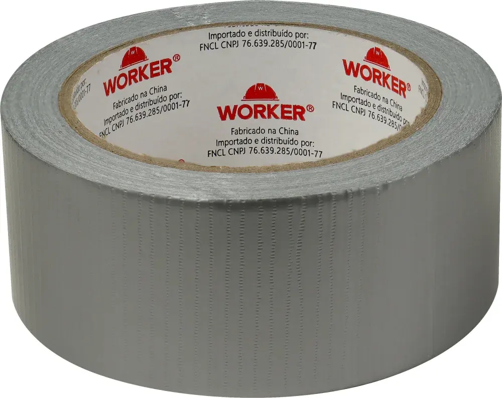 Fita adesiva silver tape multiuso 45MM x 25M transparente Worker — fotografia 2