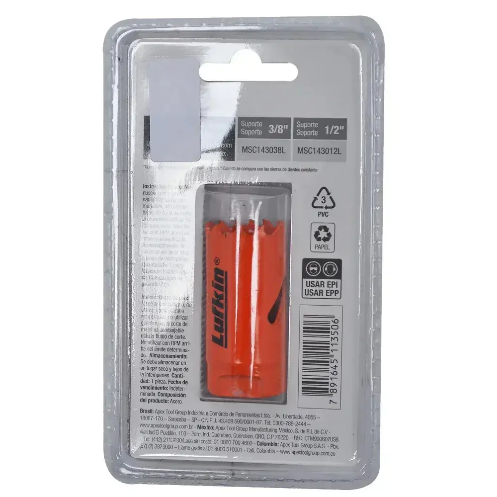 Serra copo 25MM 1” SC25BL Lufkin — fotografia 10