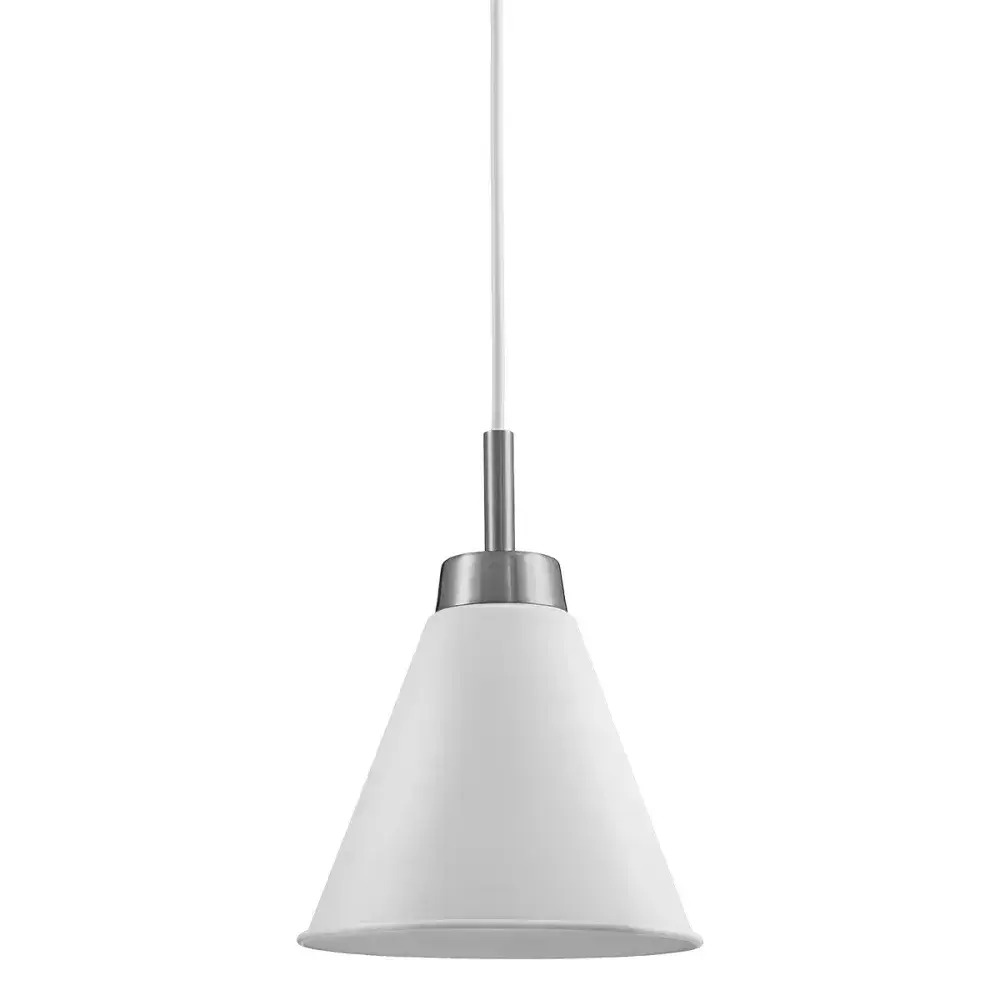 Luminária pendente mazin branco e dourado Kala — fotografia 3