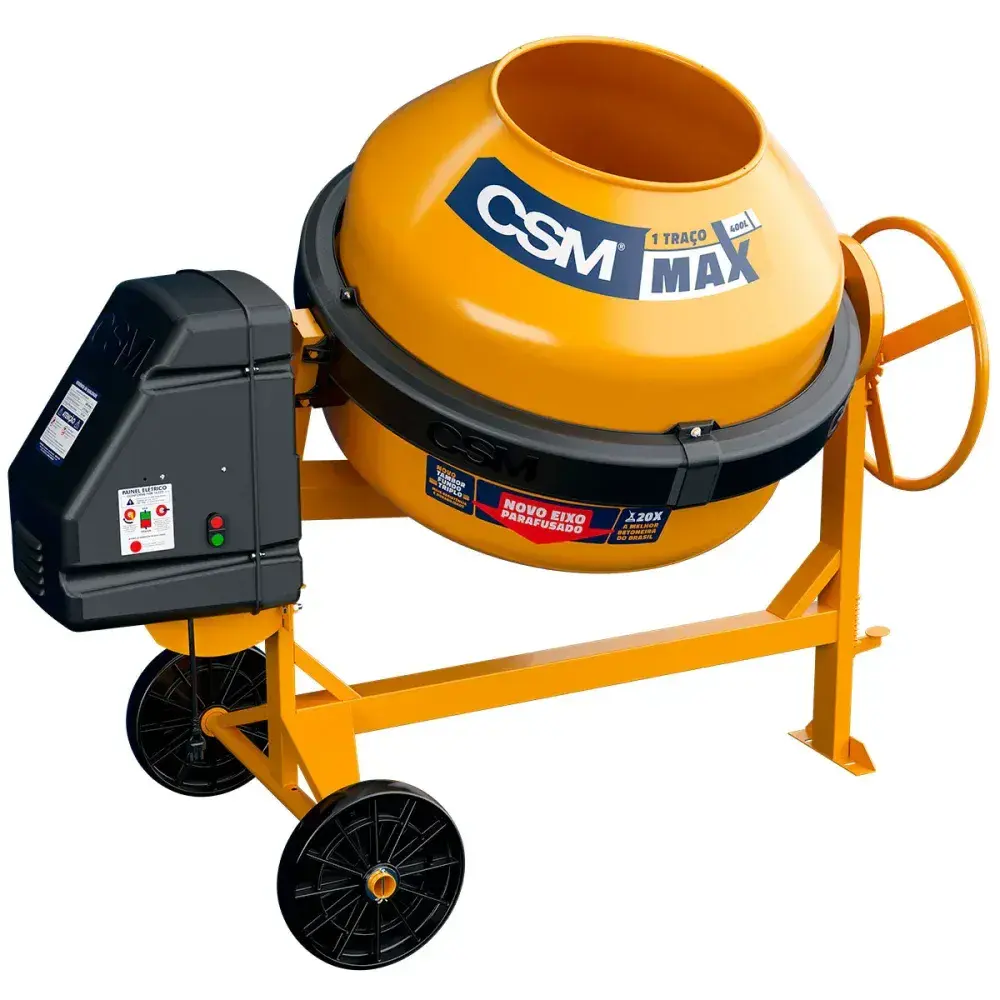 Betoneira 1 traço max 400L 2CV 220V - CSM — fotografia 10