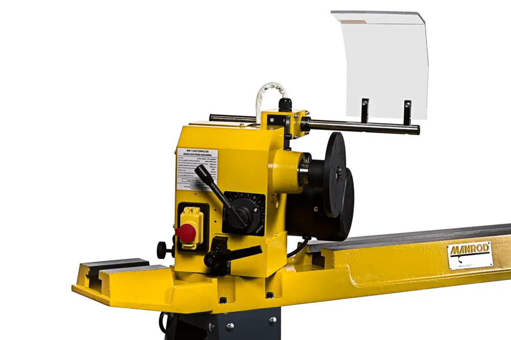 Torno madeira MR-1236 300X900MM 550W 220V/60HZ Manrod — fotografia 3