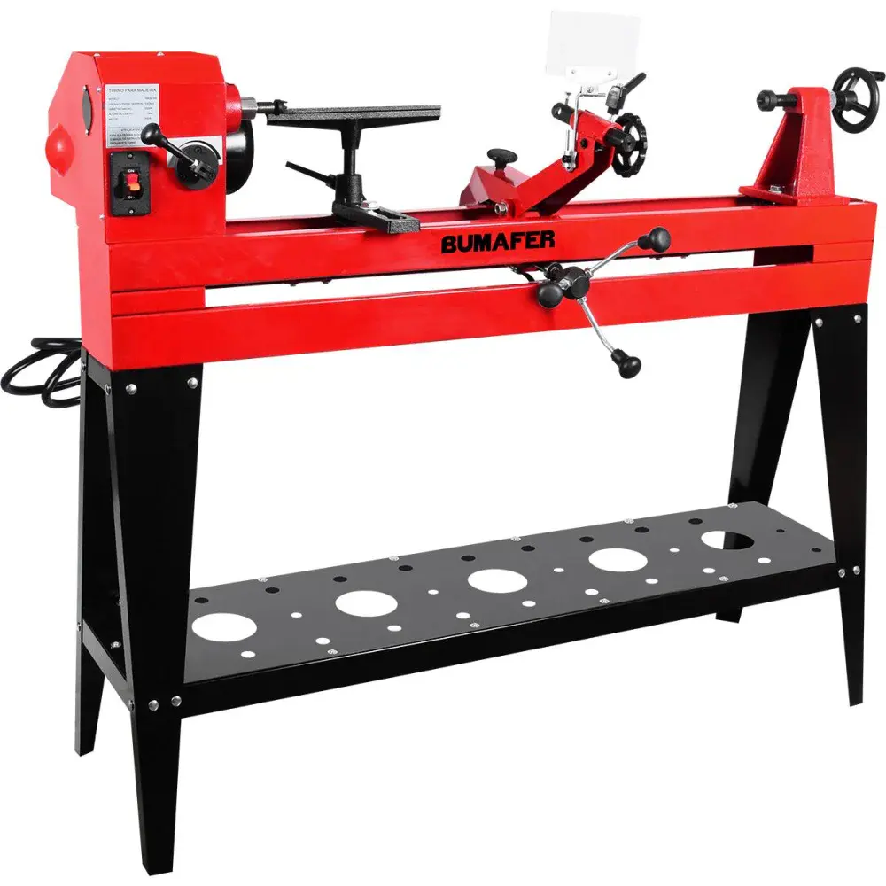 Torno para madeira copiador 1000MM 550W bivolt Bumafer