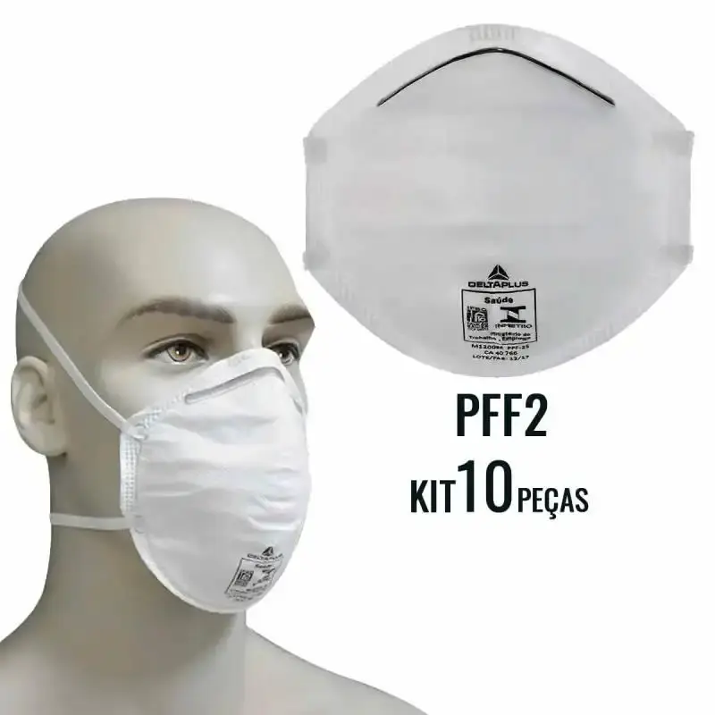 Respirador PFF2-S kit com 10 unidades M1200BR delta plus