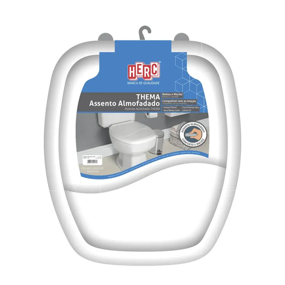 Assento sanitário thema branco Herc — fotografia de referência