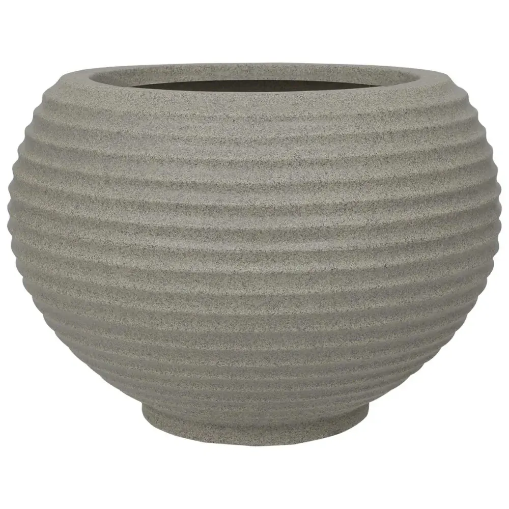 Vaso bromélia em granito pedra 26X24CM 16L Vasart