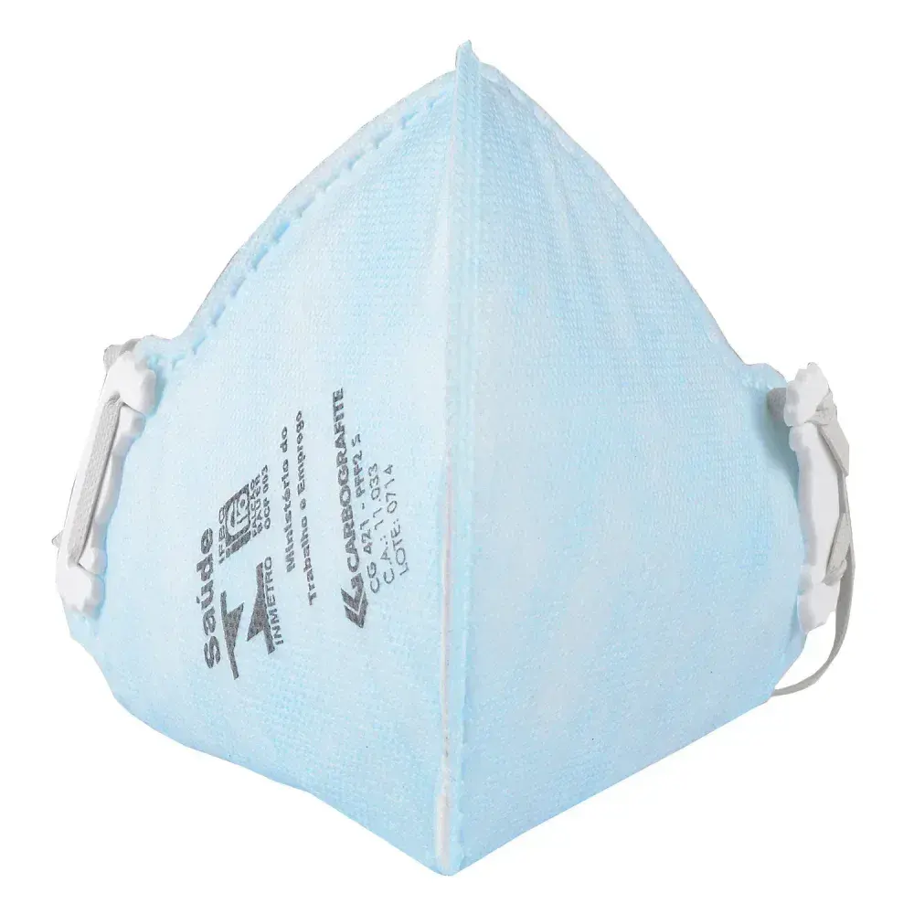 Respirador máscara dobrável cg 421 Carbografite classe PFF2 — fotografia 6