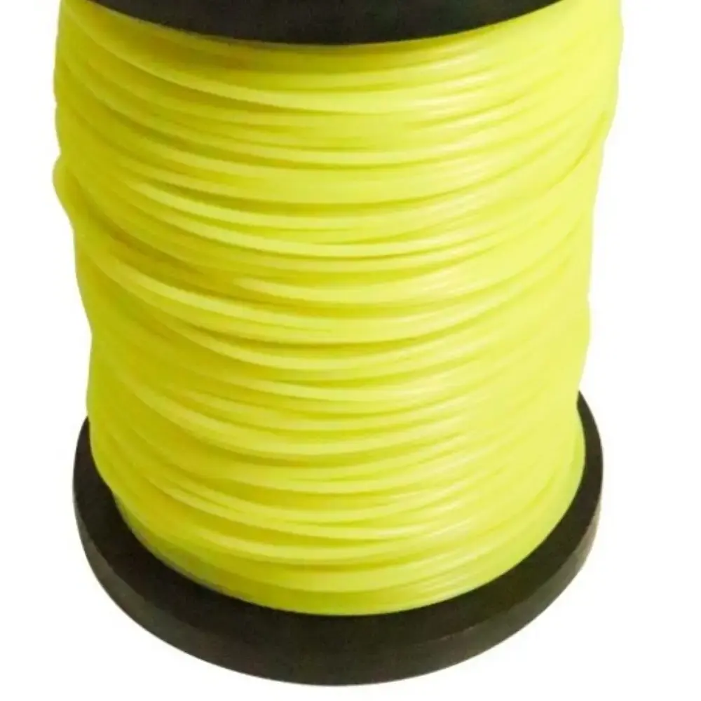 Fio de nylon 3,0 MM redondo para roçadeira bobina 2 KG 248 metros amarelo Vulcan — fotografia 3