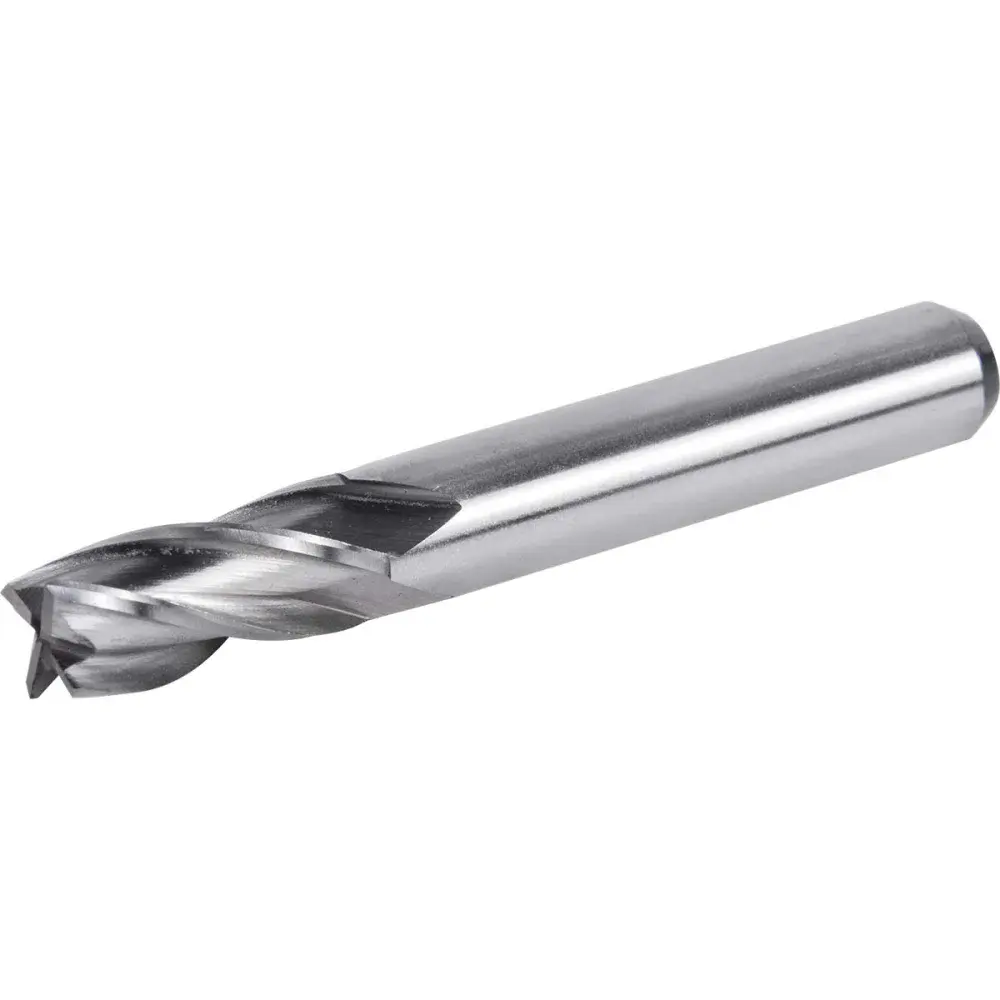 Fresa de topo reto aço rápido 10MM haste 10MM Worker — fotografia 3