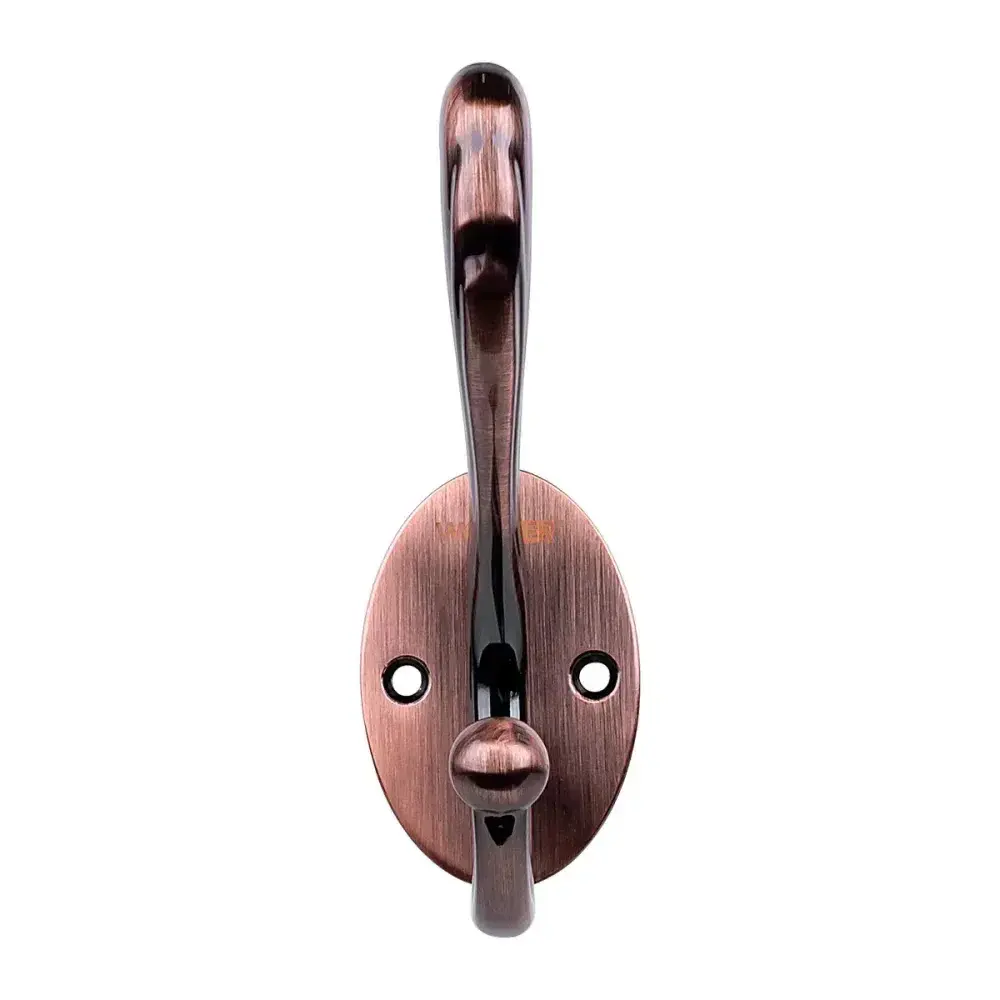 Gancho de parede duplo - cor cobre antigo Worker — fotografia 6