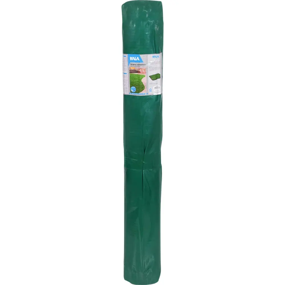 Grama sintética de polipropileno com 4 tons 25MM 1X2M Kala — fotografia 4