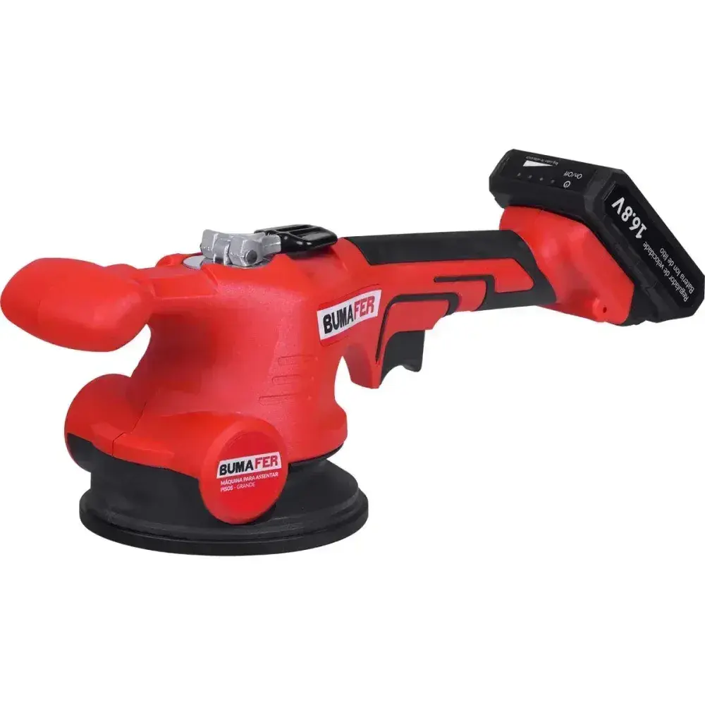 Assentador de pisos a bateria 1A 16,8V 30KG Bumafer — fotografia 7