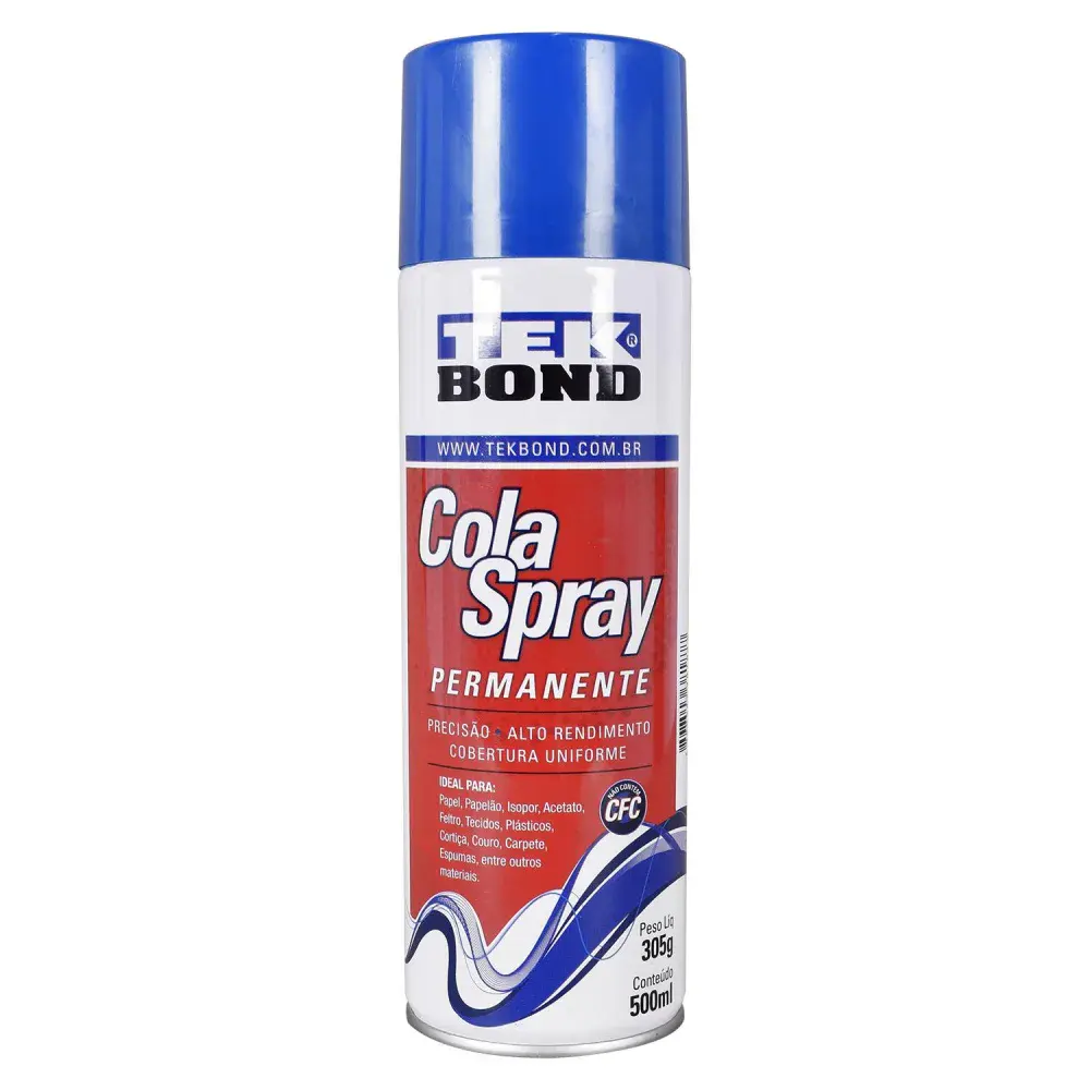 Cola spray permanente 305G/500ML Tekbond — fotografia de referência