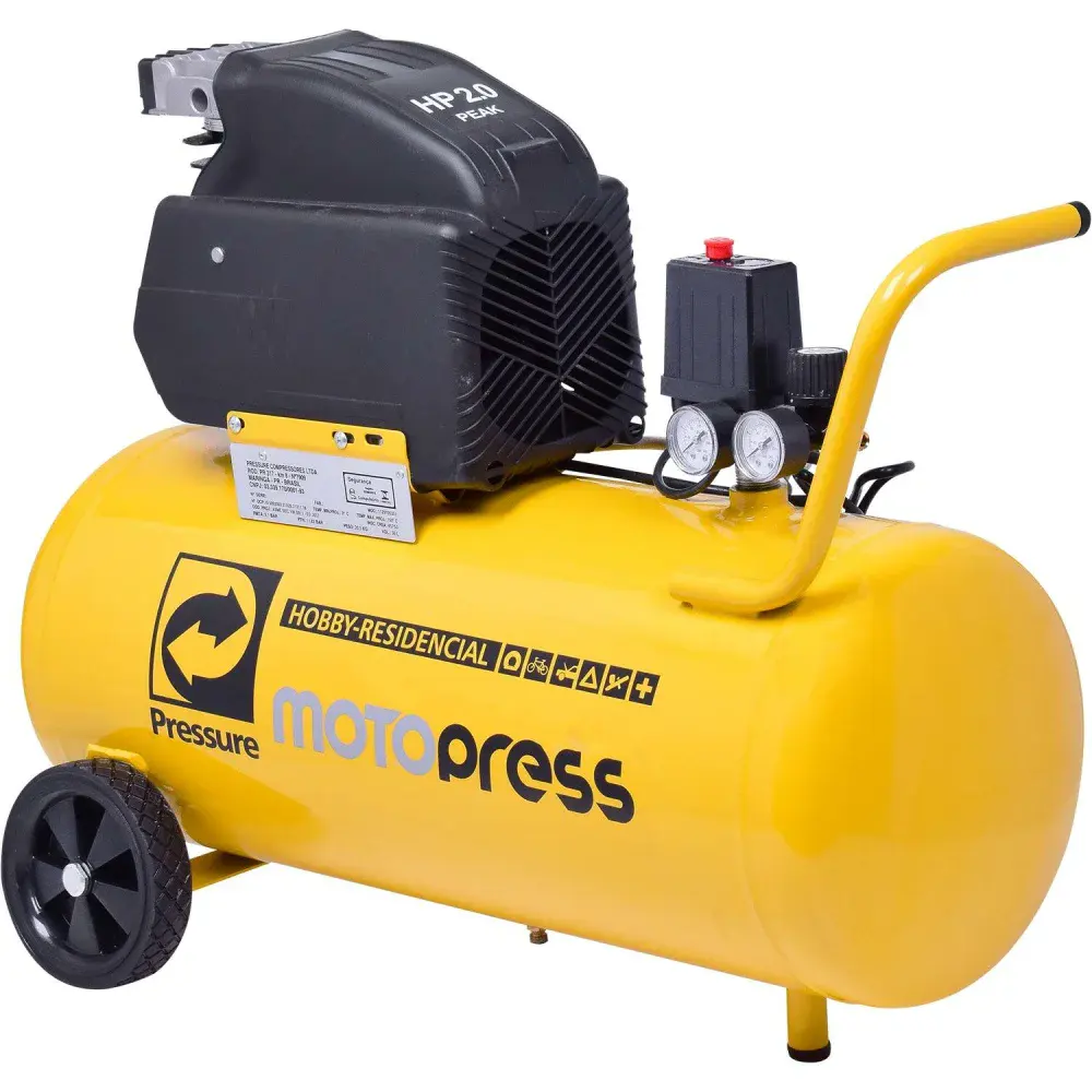 Moto compressor 50L 8PCM 60HZ lubrif Pressure - 127 v — fotografia 2