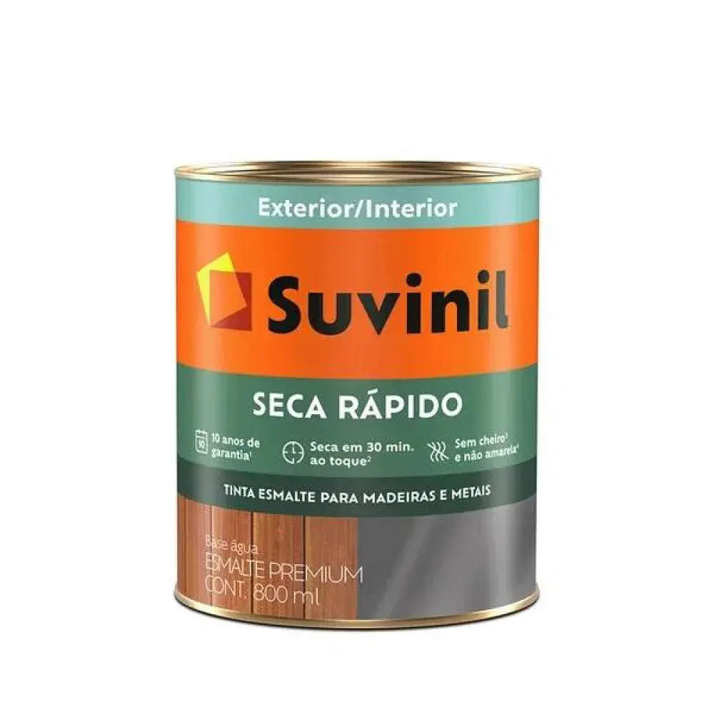 Esmalte seca rápido base acetinado A2 800ML suvinil Suvinil Selfcolor — fotografia de referência