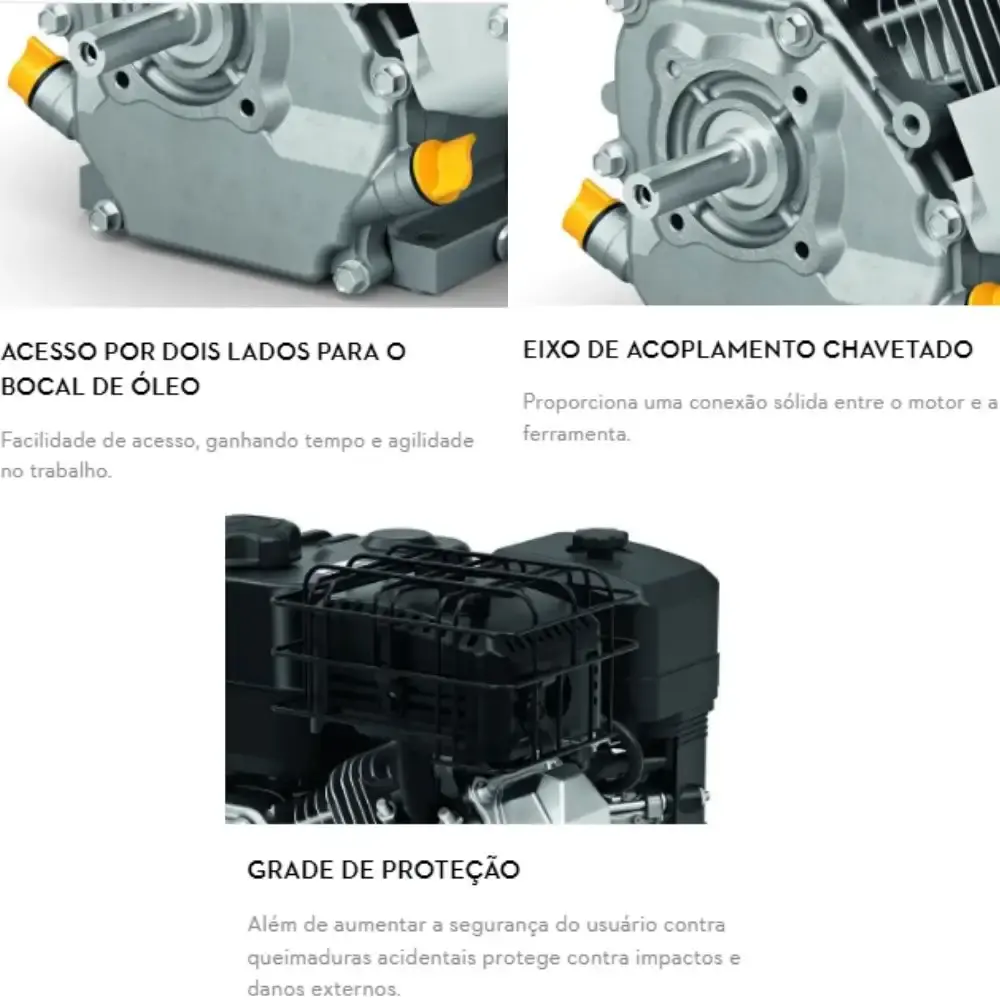 Motor gasolina 6 HP 4 tempos partida manual multiuso EHC 605 s Stihl — fotografia 6