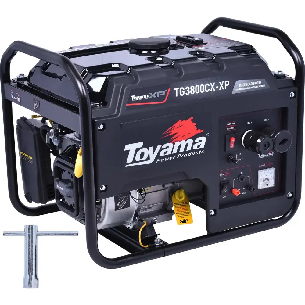 Gerador a gasolina 3.1 kva TG3800CX Toyama — fotografia 6