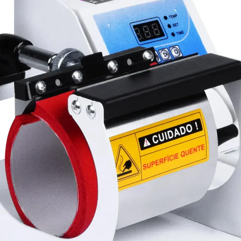 Prensa térmica para sublimação 220V Bumafer — fotografia 12