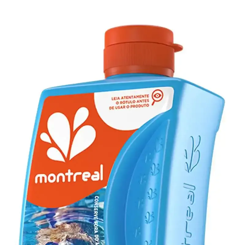 Limpa borda para piscina e hidrotaques 1 litro com 10 unidades Montreal — fotografia 3