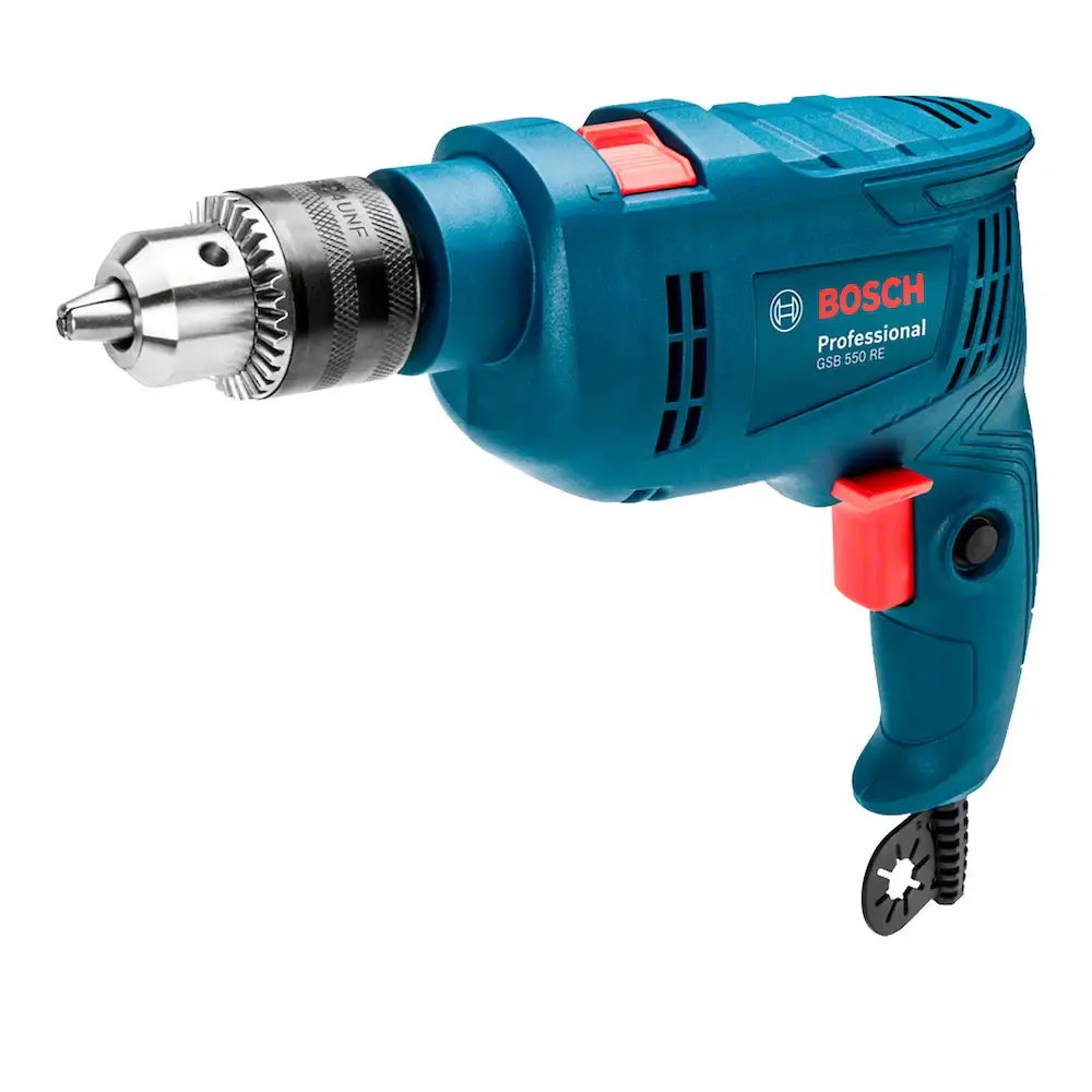 Furadeira de impacto Bosch GSB 550 RE 550W 220V — fotografia de referência