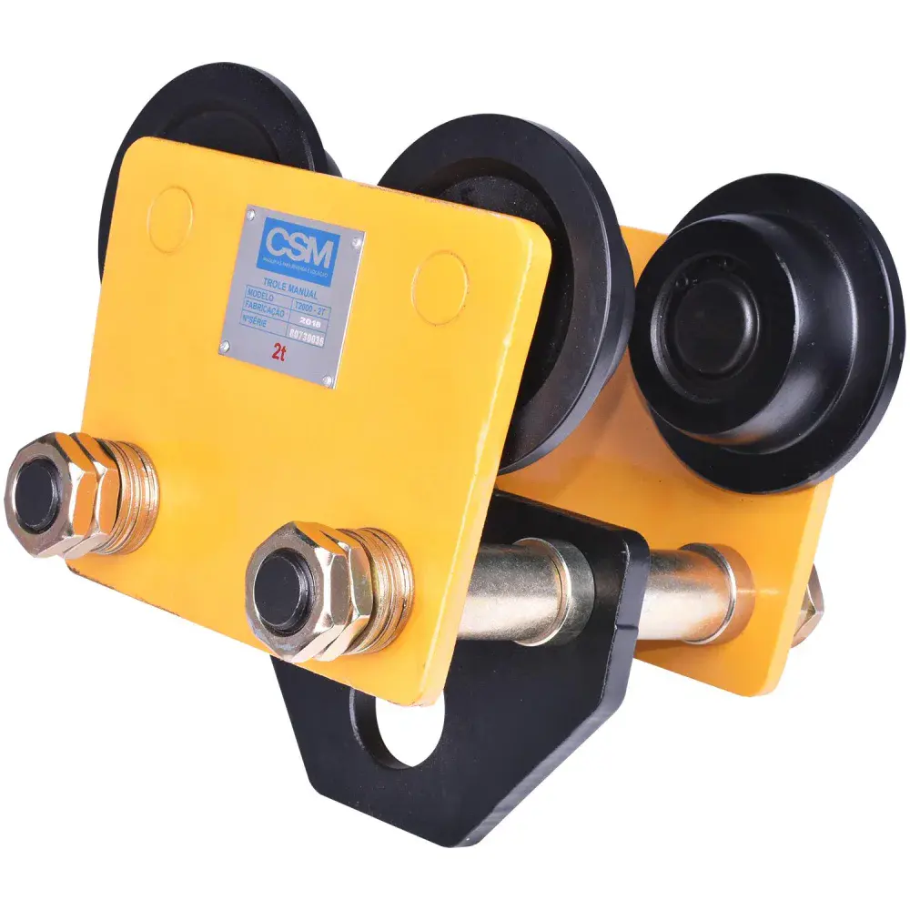 Carro trole manual para vigas 2T 10 a 15CM T2000 CSM
