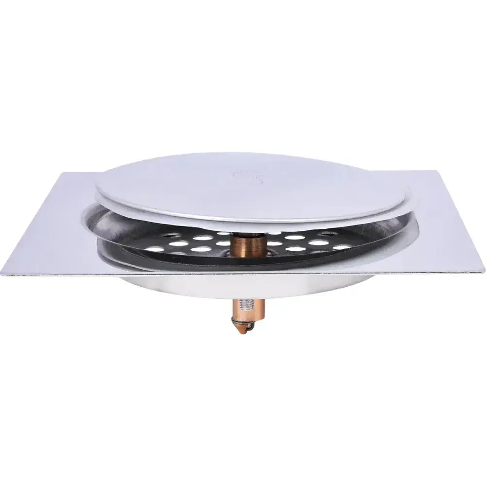 Ralo click quadrado em aço inox 9,5X9,5CM Liege — fotografia 6