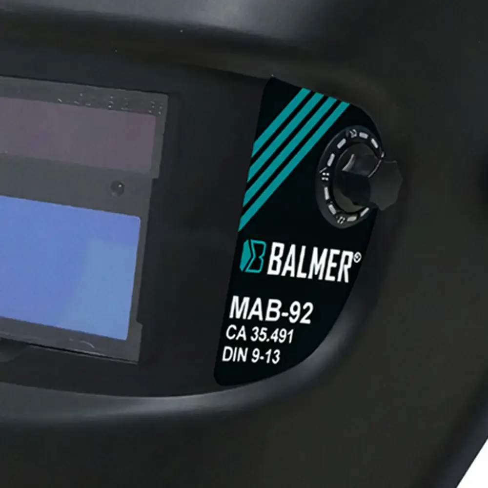 Máscara para solda profissional automática com regulagem MAB-92 30079611 Balmer — fotografia 3