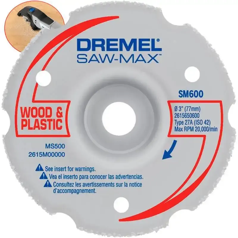 Disco de corte multiuso para Dremel SAW MAX DSM600 Dremel — fotografia de referência