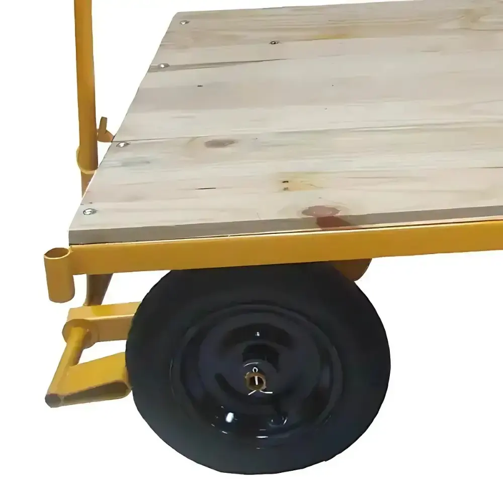 Carrinho plataforma de madeira 1500X750 MM 600 KG MPR-600 Evald — fotografia 3