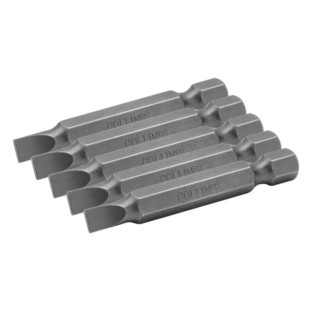 Bits de ponta fenda 4,0MM 1/4" x 50,8MM 5 peças Collins — fotografia 3